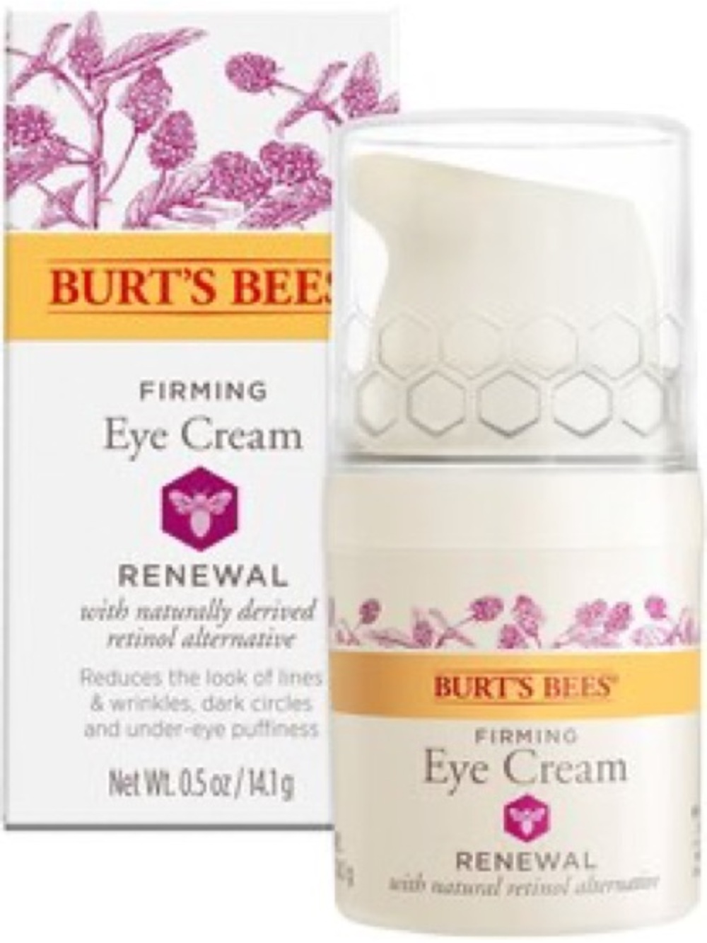 Burt's Bees Renewal Firming Eye Cream, 0.5 OZ NEW